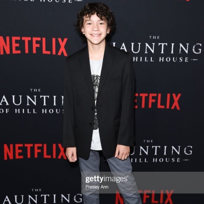 HOLLYWOOD, CA - OCTOBER 08:  Logan Medina attends Netflix's "The Haunting Of Hill House" Season 1 Premiere - Arrivals at ArcLight Hollywood on October 8, 2018 in Hollywood, California.  (Photo by Presley Ann/Getty Images)